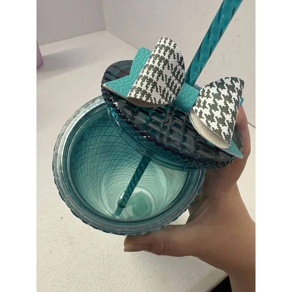 Starbucks‎ 2023 Spring Teal Jeweled Green Blue Ombre Cold Cup Tumbler 24oz